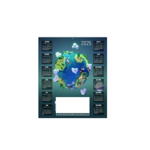 Marius 2025 - 325 x 350 mm - rigide - livree a plat - marquage quadri