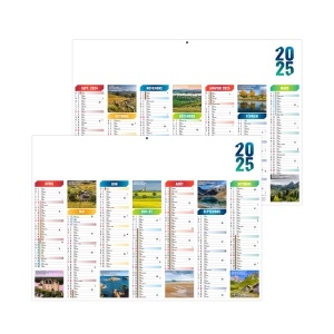 Scolaire emilien 2025 - micro - leger souple - 210x155mm - bandeau quadri et photos personnalisees