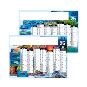 Nature 2025 - micro - leger souple - 210x155mm - marquage quadri
