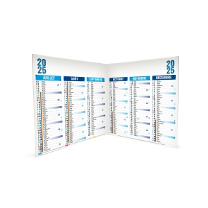 Origami carre bleu 2025 - standard cc rigide - 180x180mm ferme - marquage quadri