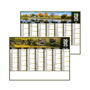 Liberte bourgogne - franche comte 2025 - micro - leger souple - 210x155mm - bandeau quadri et photos personnalisees