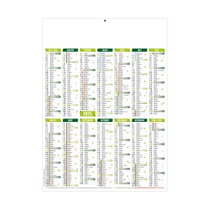 Marianne vert 2025 - midi leger souple - 335x430mm - verso france routiere - marquage quadri - 1 trou en tete