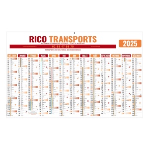 Ecomax a vos couleurs 2025 - maxi cc rigide ecomatiere - 650x405mm - impression recto - marquage quadri - 1 trou en tete