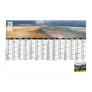 Libre choix aquitain 2025 - maxi cc rigide - 650x405mm - dos france routiere - pelliculage effacable - marquage quadri - 1 trou en tete