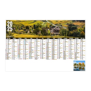 Libre choix jurassien 2025 - maxi cc rigide - 650x405mm - dos oceans - pelliculage effacable - marquage quadri - 2 oeillets cordon