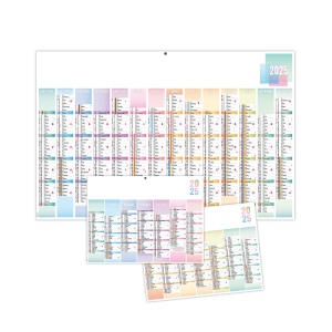 Scolaire pastel 2025 - maxi cc rigide - 650x405mm - dos ecogestes - pelliculage effacable - marquage quadri - 2 oeillets cordon