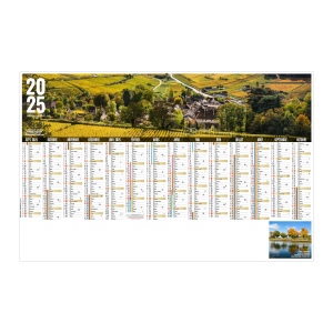 Scolaire libre choix jurassien 2025 - maxi cc rigide - 650x405mm - dos oceans - pelliculage effacable - marquage quadri - 2 oeillets cordon
