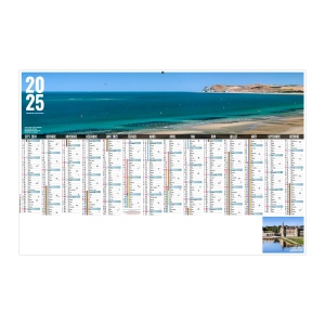 Scolaire libre choix nordiste 2025 - maxi cc rigide - 650x405mm - dos cuisine - pelliculage effacable - marquage quadri - 2 oeillets cordon