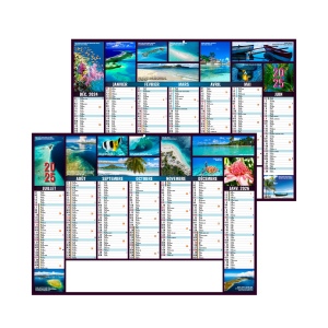 Jeanne 2025 - mini cc rigide - 270x208mm - marquage quadri - 1 trou en tete