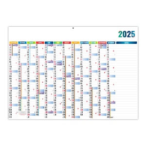 Planning basique 2025 - xxl leger souple - marquage quadri