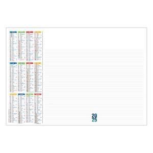 Sous-main sm alexandre 2025 - 500 x 350 mm 25 feuillets avec grille