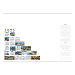 Sous-main sm france 2025 - 600 x 420 mm 40 feuillets sans grille