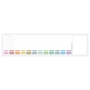 Sous-clavier smc perpetuel 2025 - 25 feuillets avec grille