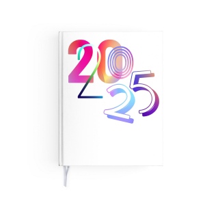 Semainier actuel 2025 - 210x270mm - transfert a chaud - 16 pages personnalisees en debut d'agenda