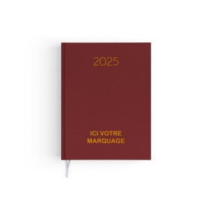 Voyage naturel 2025 - 165x240mm - couverture cafe transfert a chaud 16 pages personnalisees en debut d'agenda