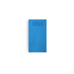 Mini premium 2025 - 90x165mm - couverture anthracite thermovirant 16 pages personnalisees en debut d'agenda