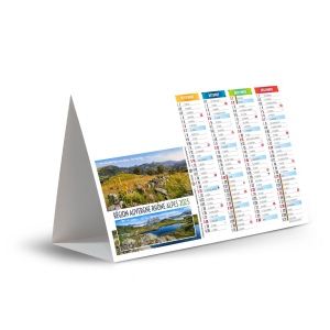 Chevalet de comptoir paysages de france 2025 marquage quadri