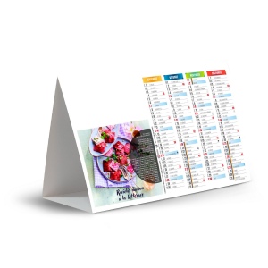 Chevalet de comptoir plats et desserts 2025 marquage quadri