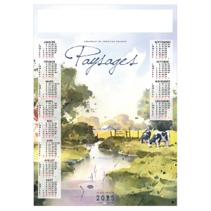 Poster paysages 2025 - marquage quadri