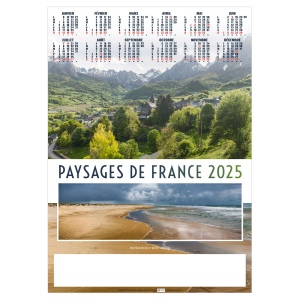 Poster france panoramique 2025 - marquage quadri