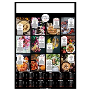 Poster couleurs cuisine 2025 - marquage quadri