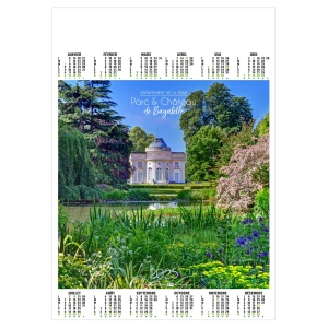 Poster parcs et chateaux 2025 - marquage quadri