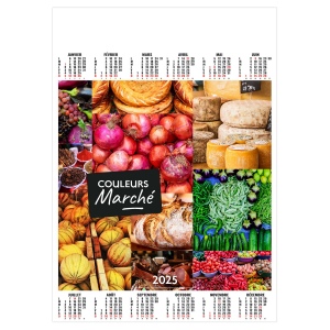 Poster couleurs marche 2025 - marquage quadri