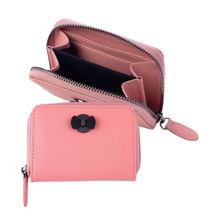 Mini Portefeuille Hortense Rose