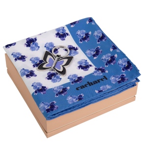 Parure Cacharel (porte-clefs & foulard)