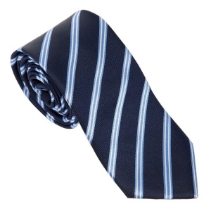 Cravate Soie Prestige Marine