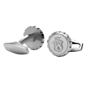 Boutons de manchette Button Shinny Chrome