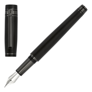 Stylo plume Bold Stripe Noir