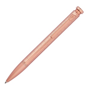 Stylo bille Mademoiselle Diamond Rose Doré
