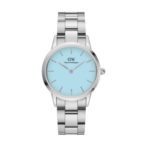 Montre Iconic Link Argent&Pastel-Bleu D32