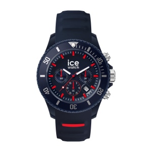 ICE chrono-Bleu Foncé Rouge-Moyenne-CH