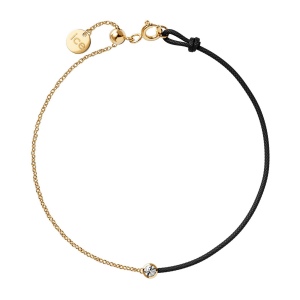 ICE-Jewellery-Diamond bracelet-Half chain-Noir