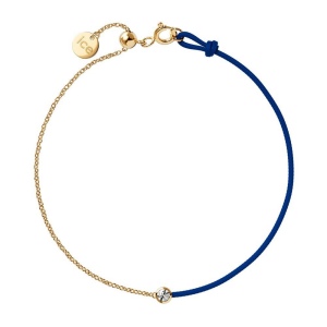 ICE-Jewellery-Diamond bracelet-Half chain-Bleu Foncé