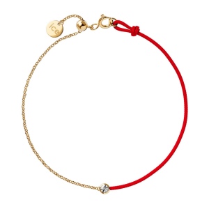 ICE-Jewellery-Diamond bracelet-Half chain-Rouge