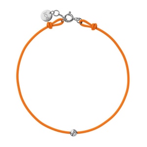 ICE-Jewellery-Diamond bracelet-Cord-Neon orange