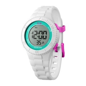 ICE digit-Blanc turquoise-Petite