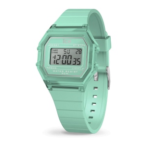 ICE digit retro-Azure Bleu-Clear-Petite