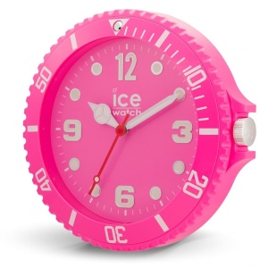 Wall clock-IW-Neon Rose-28cm
