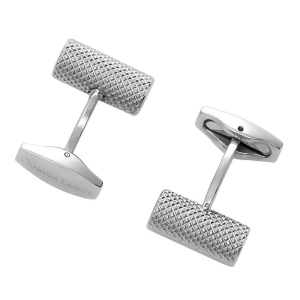 Boutons de manchette Caprio Chrome Diamond