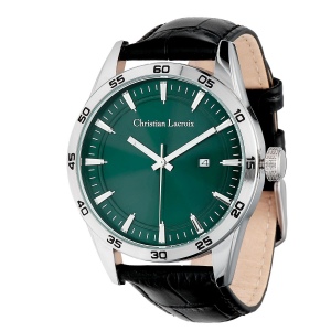 Montre dateur Tempus Noir/Vert