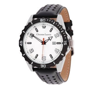 Montre dateur Sol Noir & Chrome
