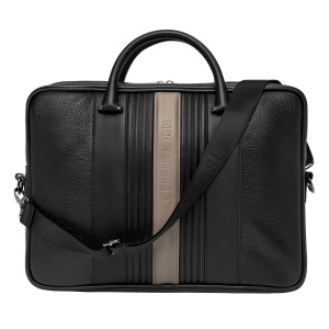 Porte-documents Delano Taupe & Noir