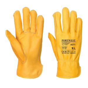 Gant Driver cuir doublé (Pack 12pcs)