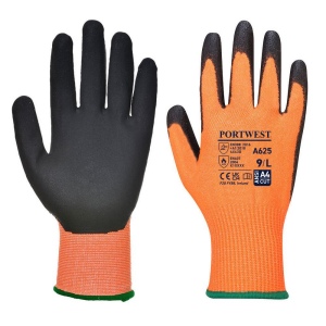 Gant PU Vis-Tex coupure D (Pack de 12pcs)