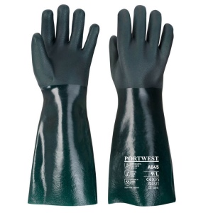 Gant PVC 45 cm double trempage (Pack de 12pcs)