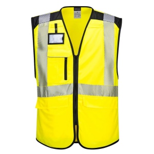 Gilet Multipoches haute-visib 65% Polyester